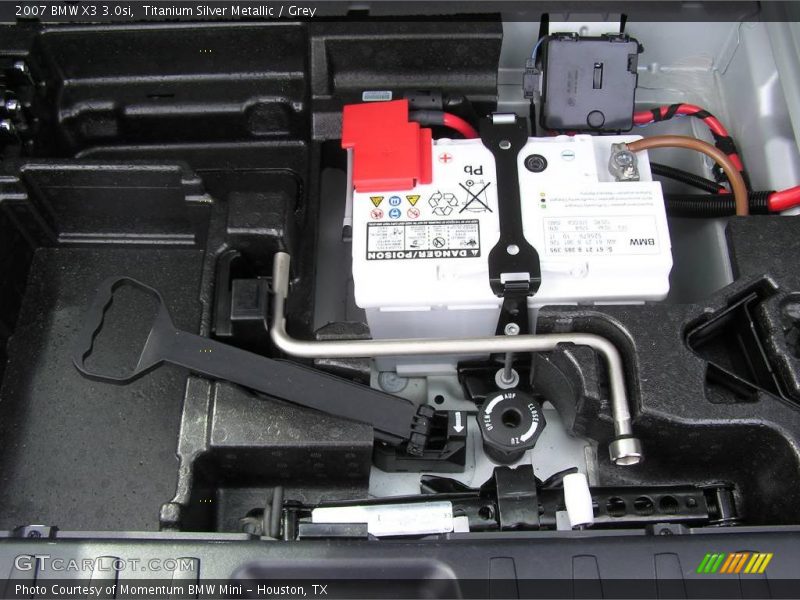 Titanium Silver Metallic / Grey 2007 BMW X3 3.0si