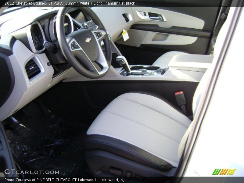 Summit White / Light Titanium/Jet Black 2012 Chevrolet Equinox LT AWD