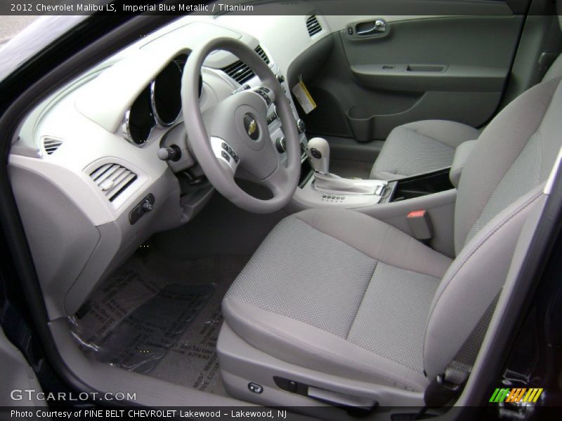 Imperial Blue Metallic / Titanium 2012 Chevrolet Malibu LS