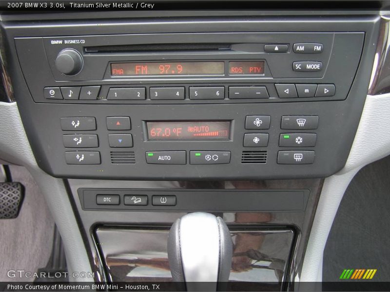 Titanium Silver Metallic / Grey 2007 BMW X3 3.0si