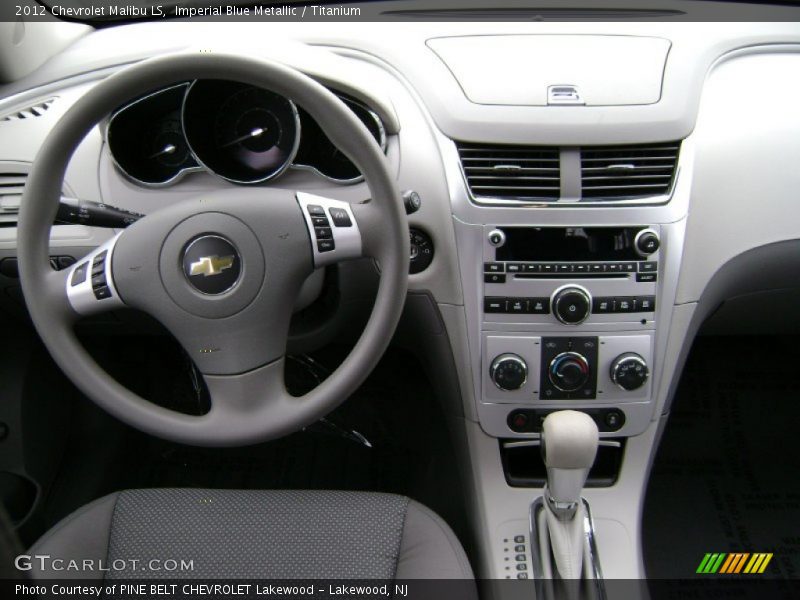 Imperial Blue Metallic / Titanium 2012 Chevrolet Malibu LS