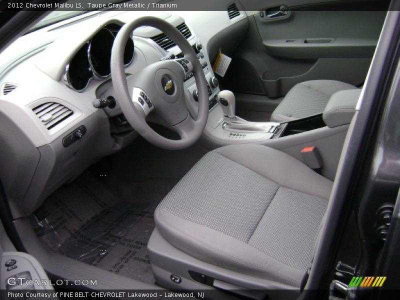 Taupe Gray Metallic / Titanium 2012 Chevrolet Malibu LS