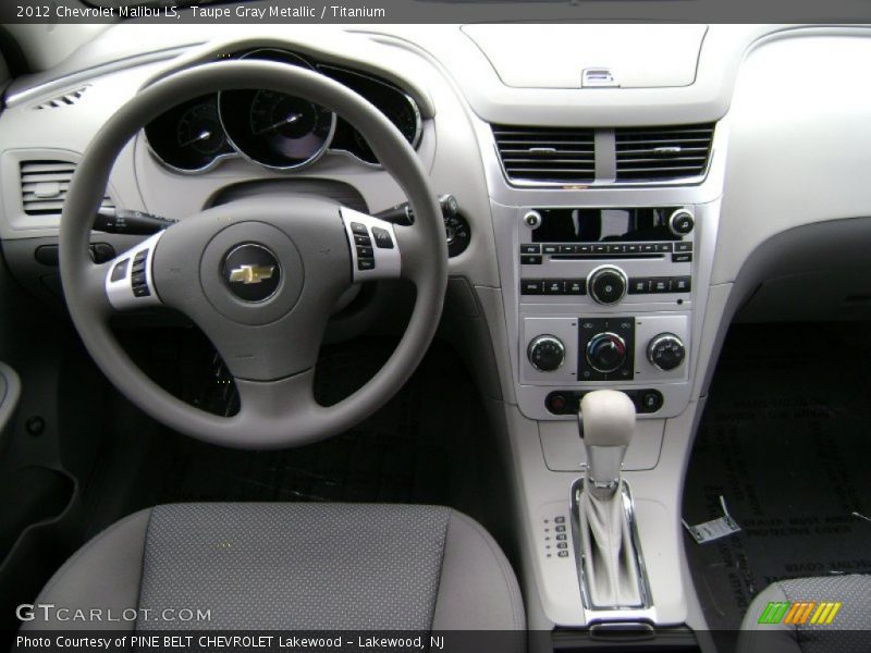 Taupe Gray Metallic / Titanium 2012 Chevrolet Malibu LS