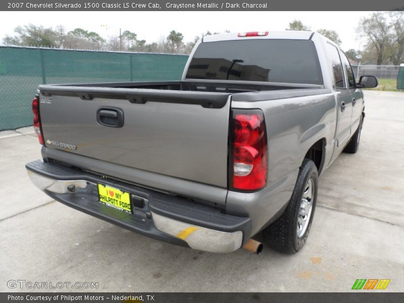 Graystone Metallic / Dark Charcoal 2007 Chevrolet Silverado 1500 Classic LS Crew Cab