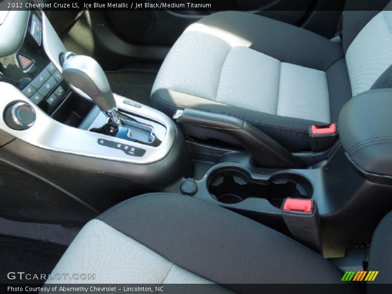 Ice Blue Metallic / Jet Black/Medium Titanium 2012 Chevrolet Cruze LS