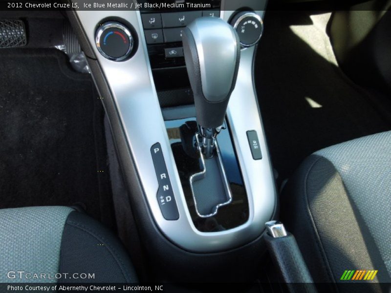Ice Blue Metallic / Jet Black/Medium Titanium 2012 Chevrolet Cruze LS