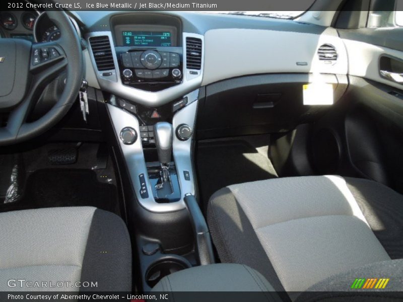 Ice Blue Metallic / Jet Black/Medium Titanium 2012 Chevrolet Cruze LS