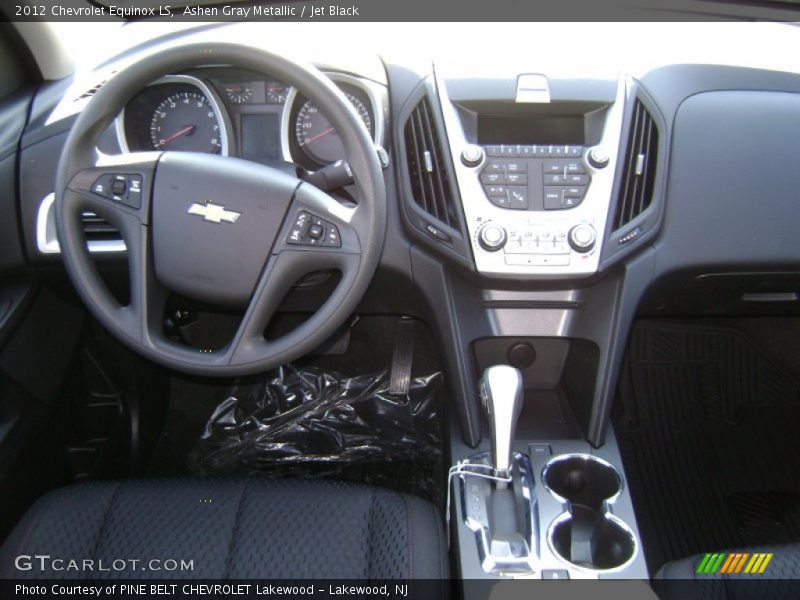 Ashen Gray Metallic / Jet Black 2012 Chevrolet Equinox LS