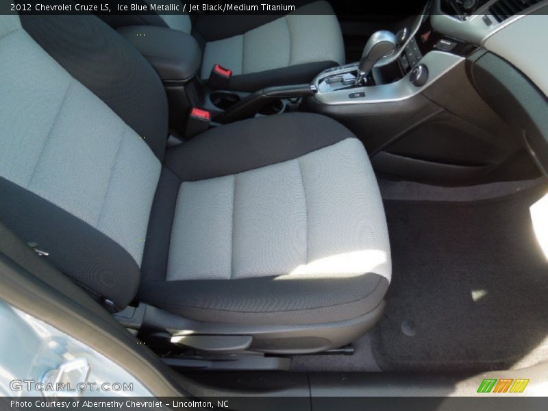 Ice Blue Metallic / Jet Black/Medium Titanium 2012 Chevrolet Cruze LS