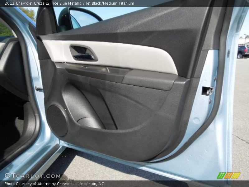 Ice Blue Metallic / Jet Black/Medium Titanium 2012 Chevrolet Cruze LS