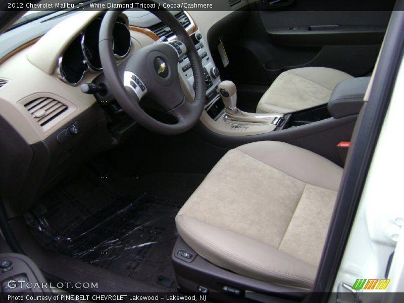 White Diamond Tricoat / Cocoa/Cashmere 2012 Chevrolet Malibu LT
