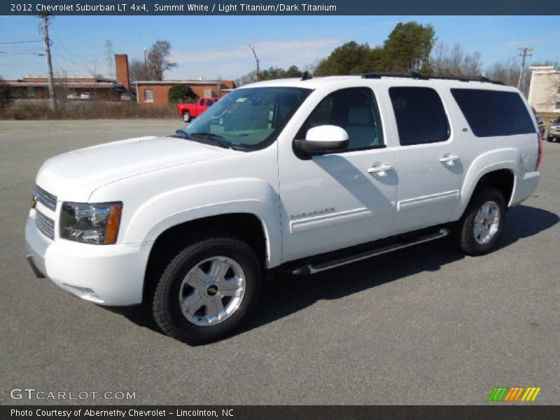 Summit White / Light Titanium/Dark Titanium 2012 Chevrolet Suburban LT 4x4