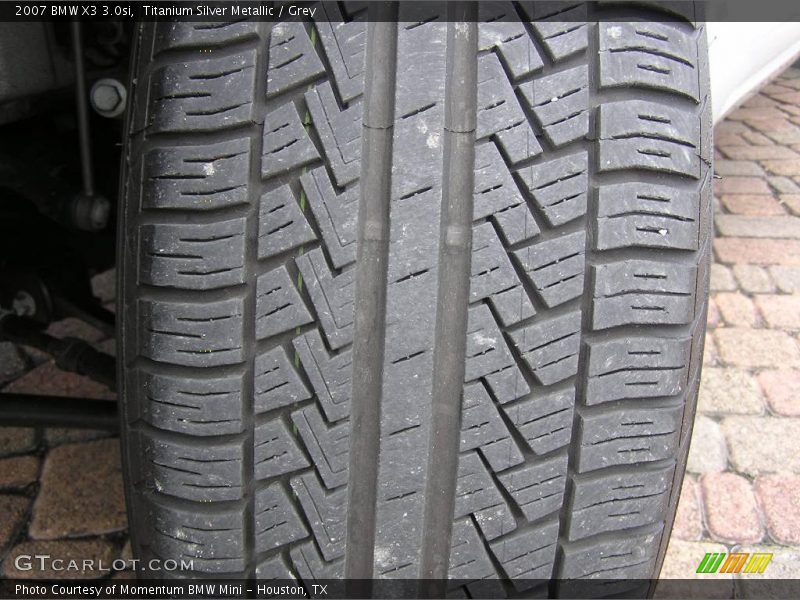 Titanium Silver Metallic / Grey 2007 BMW X3 3.0si