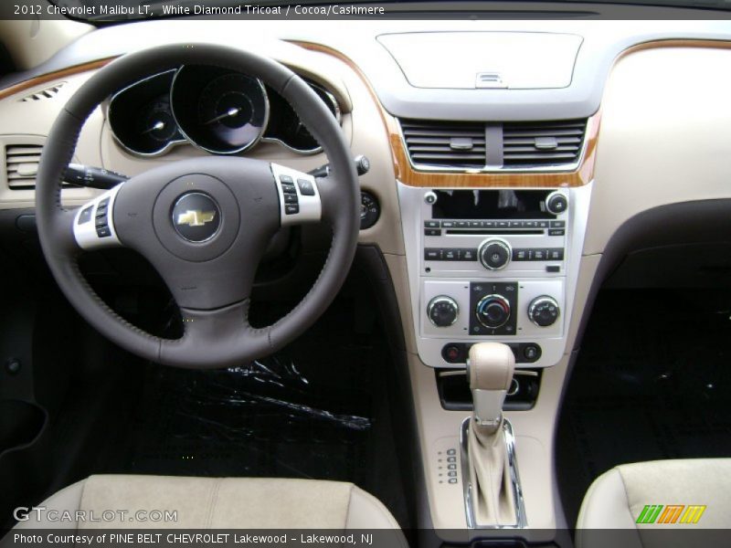 White Diamond Tricoat / Cocoa/Cashmere 2012 Chevrolet Malibu LT