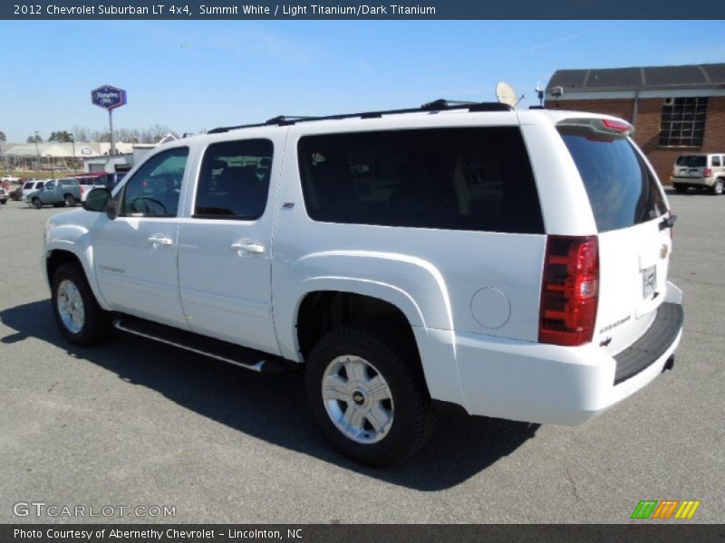 Summit White / Light Titanium/Dark Titanium 2012 Chevrolet Suburban LT 4x4