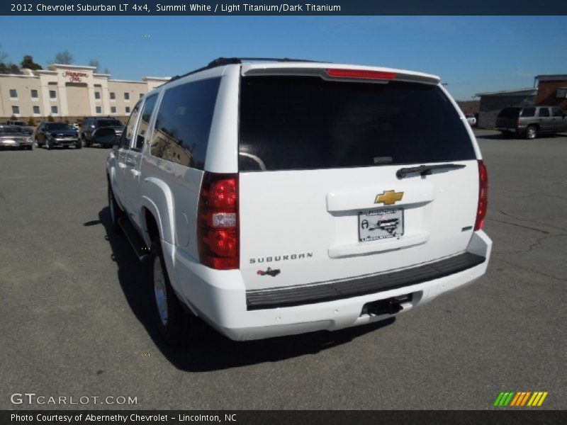 Summit White / Light Titanium/Dark Titanium 2012 Chevrolet Suburban LT 4x4