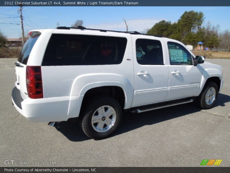 Summit White / Light Titanium/Dark Titanium 2012 Chevrolet Suburban LT 4x4