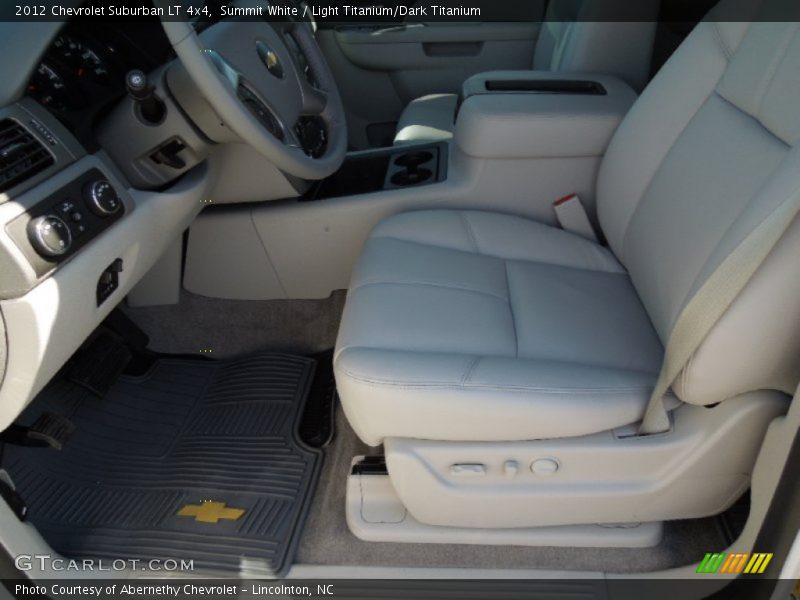 Summit White / Light Titanium/Dark Titanium 2012 Chevrolet Suburban LT 4x4