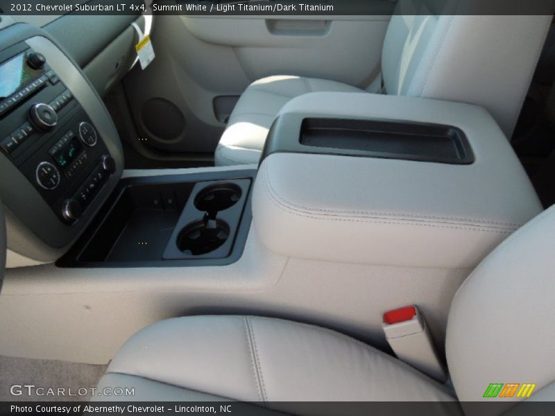 Summit White / Light Titanium/Dark Titanium 2012 Chevrolet Suburban LT 4x4