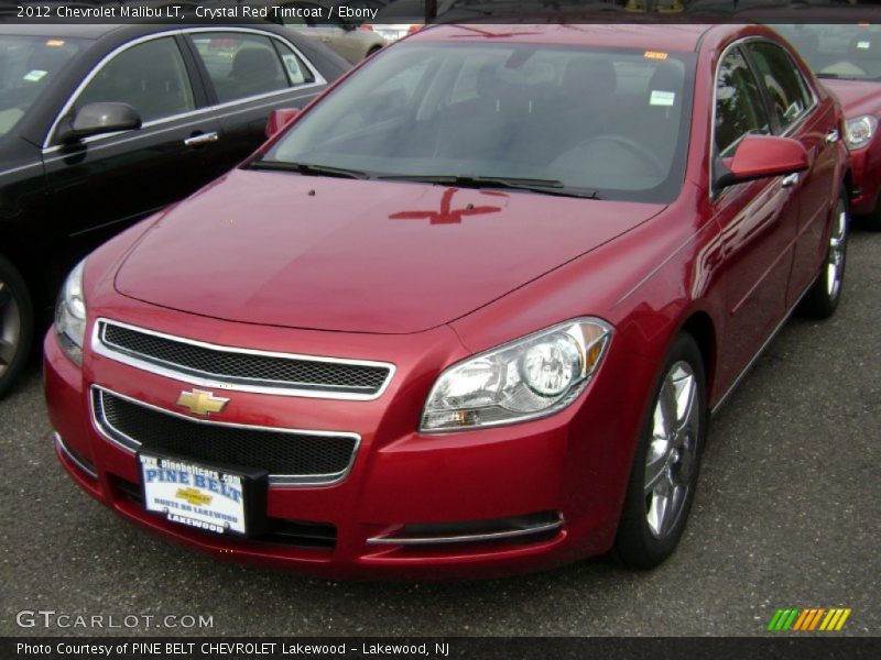 Crystal Red Tintcoat / Ebony 2012 Chevrolet Malibu LT