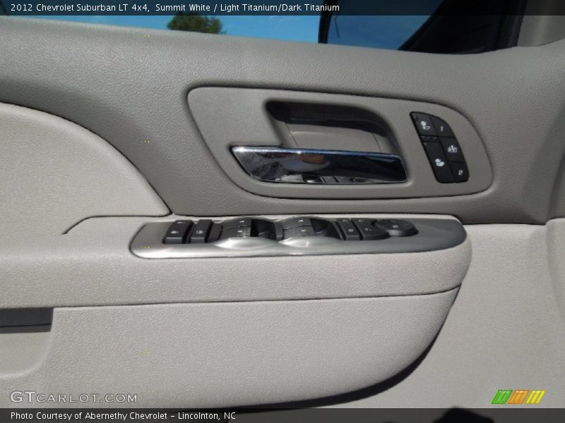 Summit White / Light Titanium/Dark Titanium 2012 Chevrolet Suburban LT 4x4