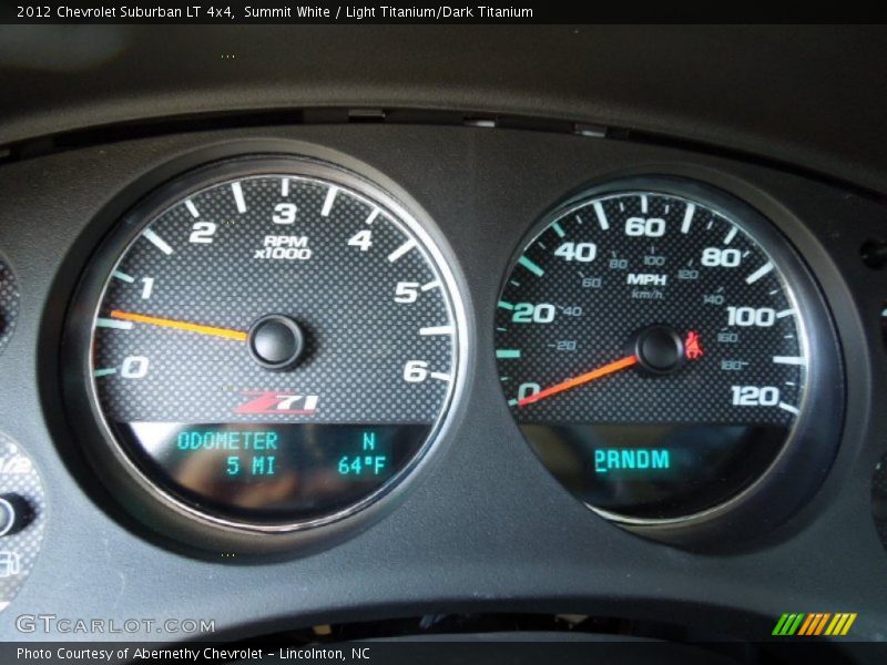 Summit White / Light Titanium/Dark Titanium 2012 Chevrolet Suburban LT 4x4