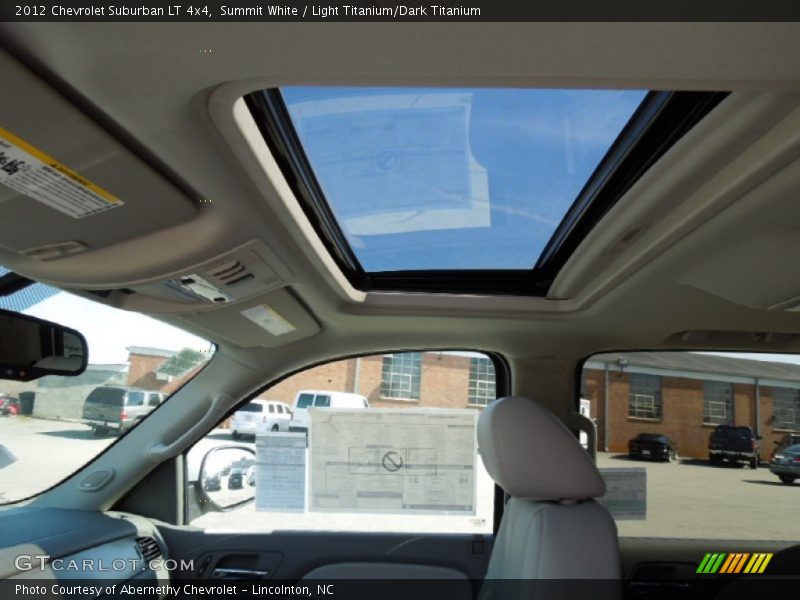Summit White / Light Titanium/Dark Titanium 2012 Chevrolet Suburban LT 4x4