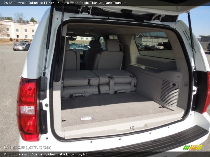 Summit White / Light Titanium/Dark Titanium 2012 Chevrolet Suburban LT 4x4