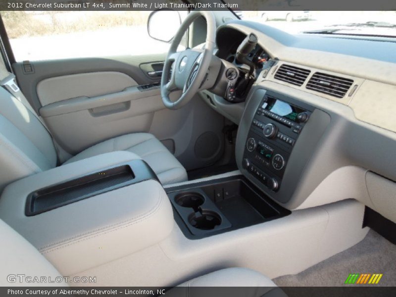 Summit White / Light Titanium/Dark Titanium 2012 Chevrolet Suburban LT 4x4