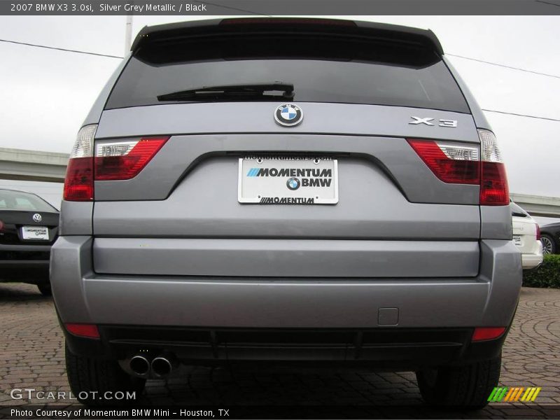 Silver Grey Metallic / Black 2007 BMW X3 3.0si