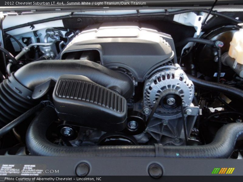 Summit White / Light Titanium/Dark Titanium 2012 Chevrolet Suburban LT 4x4