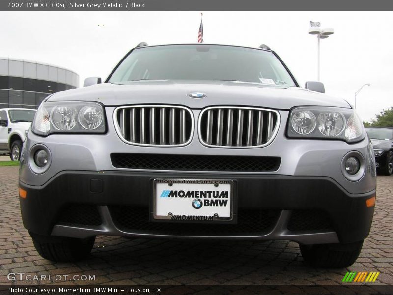 Silver Grey Metallic / Black 2007 BMW X3 3.0si