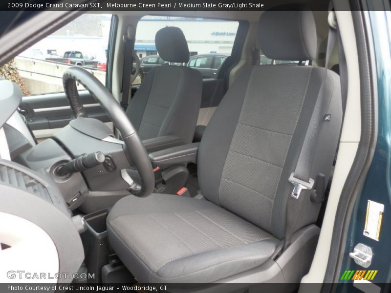 Melbourne Green Pearl / Medium Slate Gray/Light Shale 2009 Dodge Grand Caravan SXT
