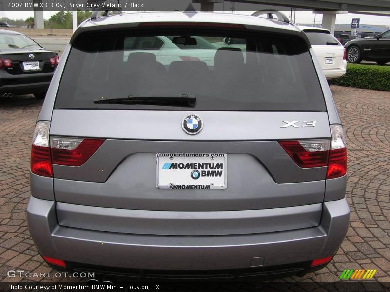 Silver Grey Metallic / Black 2007 BMW X3 3.0si