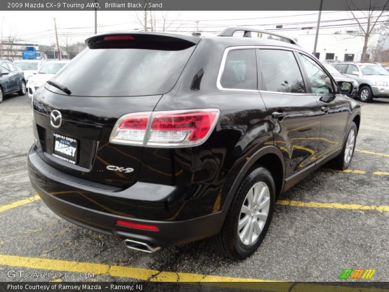 Brilliant Black / Sand 2009 Mazda CX-9 Touring AWD