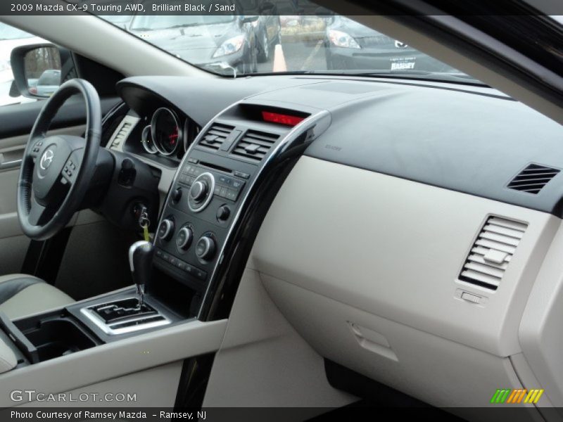Brilliant Black / Sand 2009 Mazda CX-9 Touring AWD