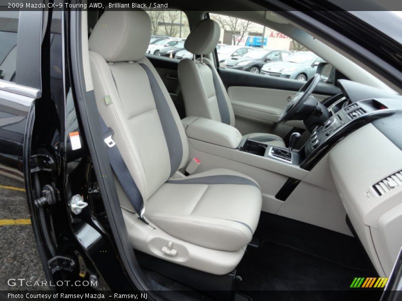 Brilliant Black / Sand 2009 Mazda CX-9 Touring AWD