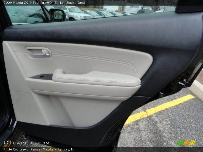 Brilliant Black / Sand 2009 Mazda CX-9 Touring AWD