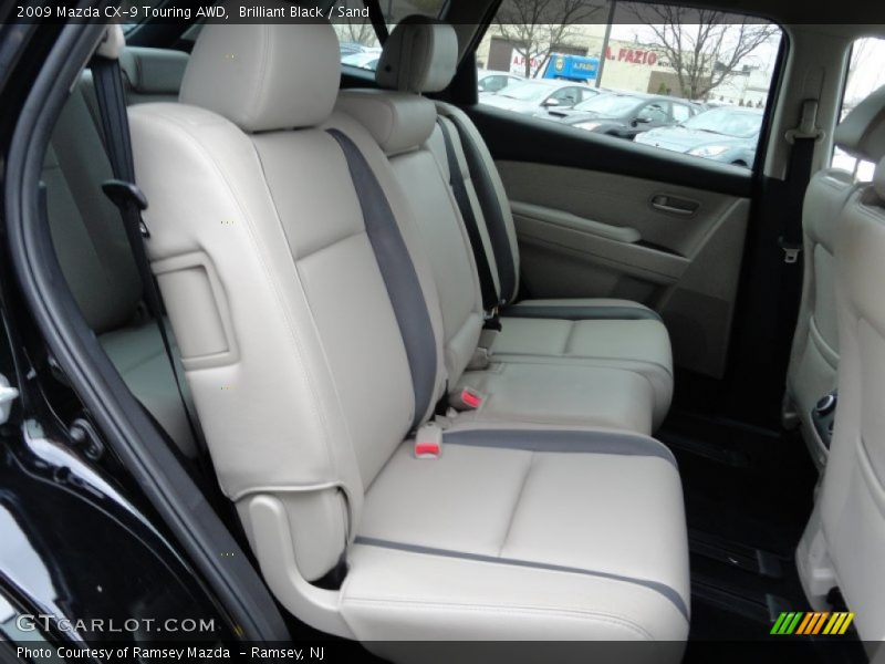 Brilliant Black / Sand 2009 Mazda CX-9 Touring AWD