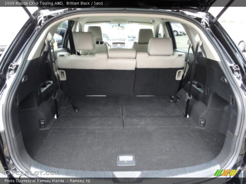 Brilliant Black / Sand 2009 Mazda CX-9 Touring AWD