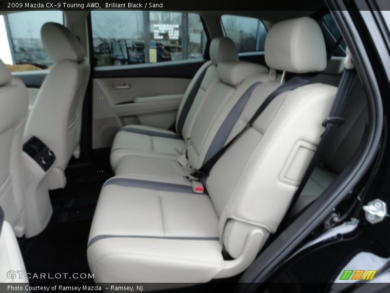 Brilliant Black / Sand 2009 Mazda CX-9 Touring AWD