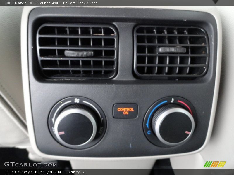 Brilliant Black / Sand 2009 Mazda CX-9 Touring AWD