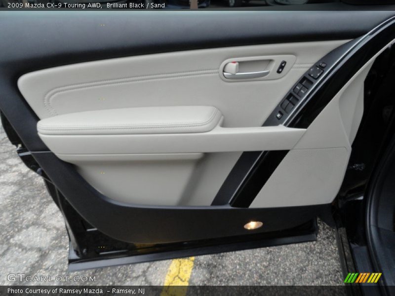 Brilliant Black / Sand 2009 Mazda CX-9 Touring AWD