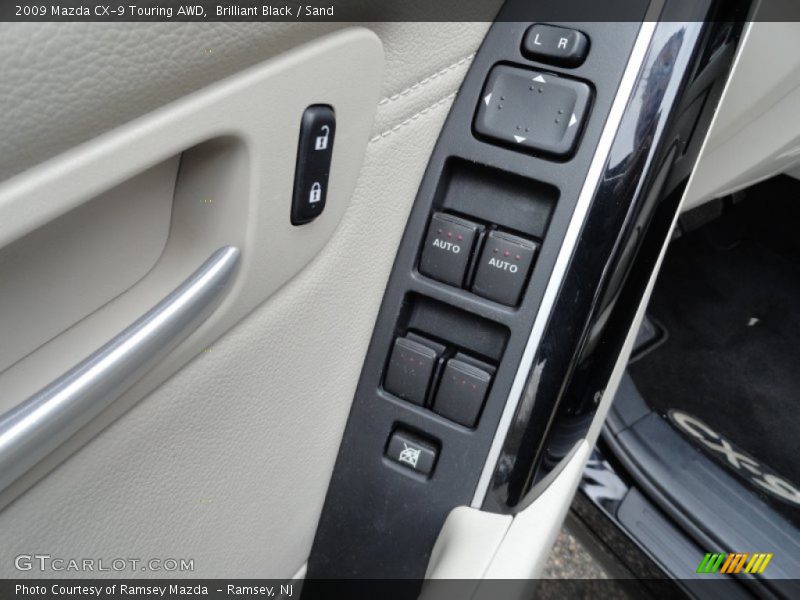 Brilliant Black / Sand 2009 Mazda CX-9 Touring AWD