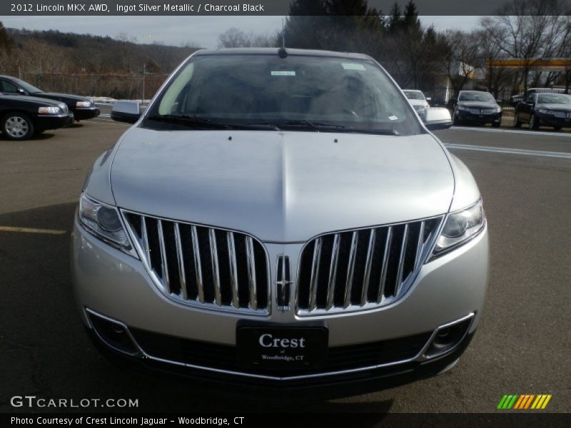 Ingot Silver Metallic / Charcoal Black 2012 Lincoln MKX AWD