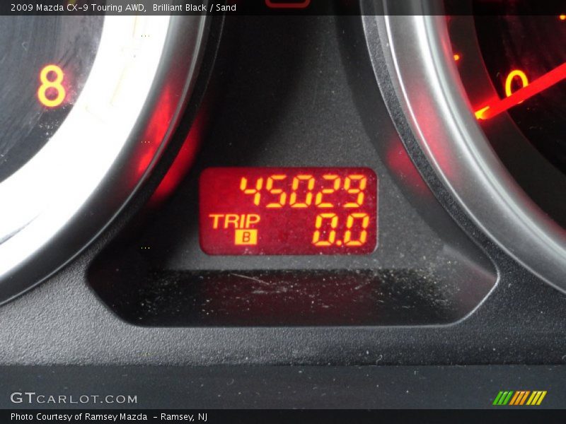Brilliant Black / Sand 2009 Mazda CX-9 Touring AWD