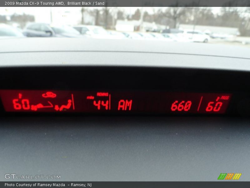 Brilliant Black / Sand 2009 Mazda CX-9 Touring AWD