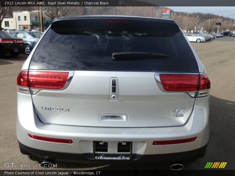 Ingot Silver Metallic / Charcoal Black 2012 Lincoln MKX AWD