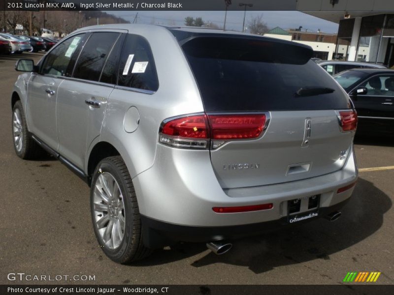 Ingot Silver Metallic / Charcoal Black 2012 Lincoln MKX AWD