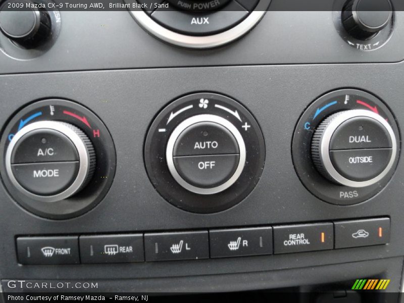 Brilliant Black / Sand 2009 Mazda CX-9 Touring AWD